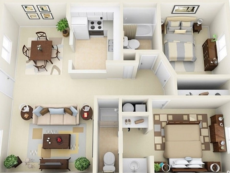 Căn Hộ 2 Phòng Ngủ Vinhomes Gallery Giảng Võ