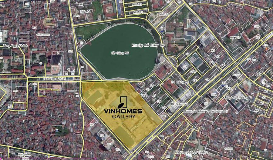 Xung quanh Khu vực Vinhomes Gallery Giảng Võ có gì?