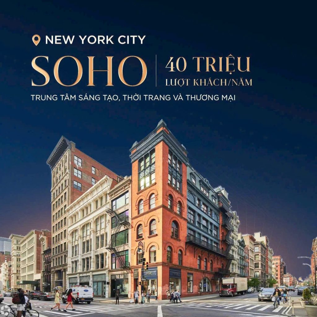 Phân khu Soho Vinhomes Gallery Giảng Võ